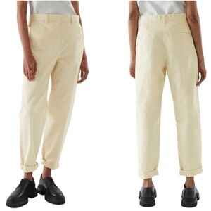 COS Straight Leg Chinos in Beige Size US 12